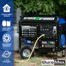 XP10000EH DUROMAX Dual Fuel Gas Propane Generator #2