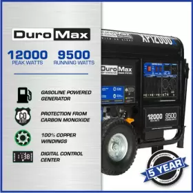 XP12000X DUROMAX Electric Start Gas Backup Generator #3