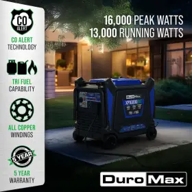 XP16000IHT DUROMAX Fuel Inverter Generator Alert #2