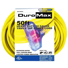 XPC10050C DUROMAX Gauge Generator Triple Tap Extension Power