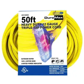 XPC12050C DUROMAX Gauge Generator Triple Tap Extension Power