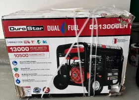 DS13000MX DUROSTAR Dual Fuel Generator Alert