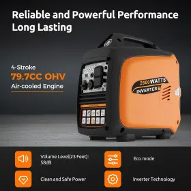 EDOG01 EFURDEN Inverter Gas Generator Camping Rv Travel