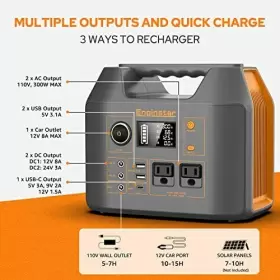 JMS-100085 ENGINSTAR Power Station Solar Generator Camping #3