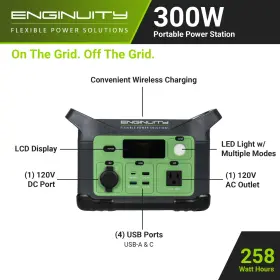 300-WATT ENGINUITY FLEXIBLE POWER SOLUTIONS Station