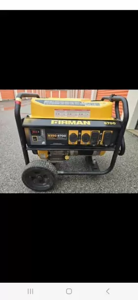 8350W FIRMAN Gas Generator Recoil Start