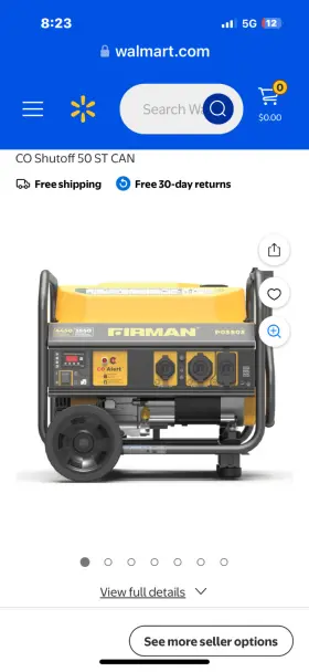 P3550 FIRMAN Gas Generator