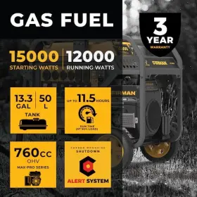 744759376725 FIRMAN POWER EQUIPMENT Backup Gas Generator #2