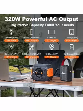 629721826814 FLASHFISH Power Station Solar Generator #3