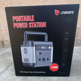 U1000 G-POWER Generator Lcd Led Usb Ac Car Charger Backup