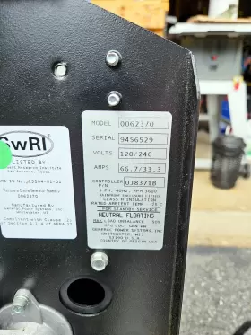 0062370 GENERAC Generator Salvage #2