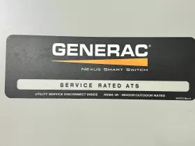 0H7265B GENERAC Automated Nema Service Ats #2