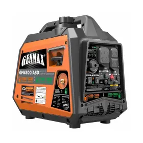GM4300IASD GENMAX Inverter Generator Dual Fuel