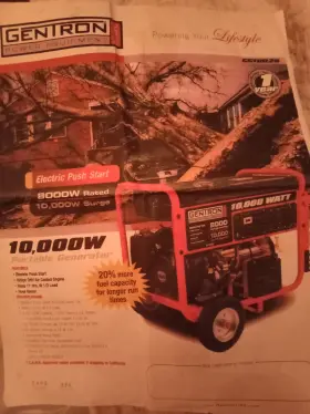 GG10020C GENTRON Push Start Electric