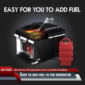 706384203982 GUYISS Generator Tent Stand Covers While Running #2