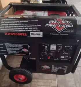 HDG9000ER HEAVY DUTY POWER SYSTEMS Fuel Generator Ng Lp Start