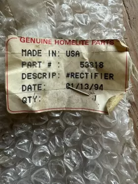 53818 HOMELITE Generator Rectifier