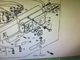 37450-ZB2-C00 HONDA Generator Voltmeter #2