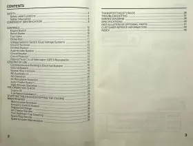 EB5000X HONDA Owners Manual #3