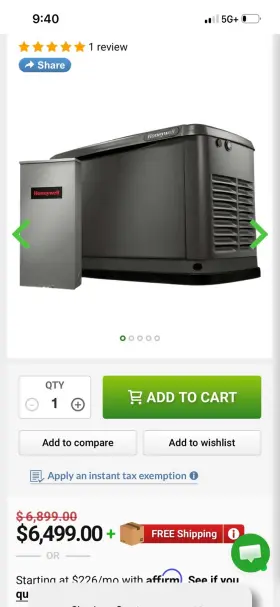 G0072300 HONEYWELL Generator