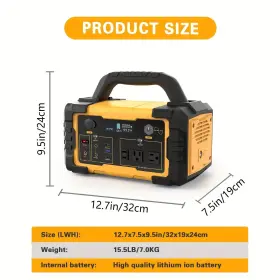LX355170 INNOVATIVE LIFE Power Station Charging Charge Ac
