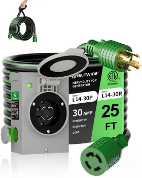 ISLE-L1430PR-LSTK07-25F ISLEWIRE Generator Cord Power Inlet