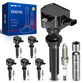 4910IGC859WUS KAX Ignition Coil Pack Iridium Spark Plugs Com
