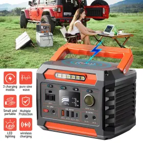 300W KEPEAK Power Station Backup Lithium Battery Solar