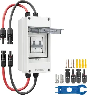 60-AMPS KNMIPJD Solar Panel Disconnect Switch Ac Breaker Box
