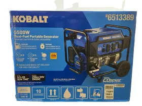 6513389 KOBALT Dual Fuel Generator