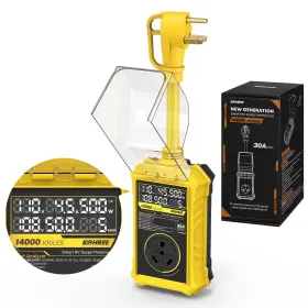 KR6485-WM KOHREE Rv Surge Protector Joules Circuit Analyzer