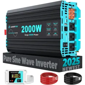 LANDERPOW-2000W-PSW LANDERPOW Pure Sine Wave Inverter Ac Rv