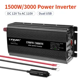 L-WA-US00011B LVYUAN Power Inverter Sine Wave Dual Ac Outlets