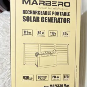 M82SL30 MARBERO Solar Generator Panel Usb