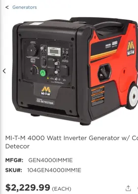 IMM1E MI-T-M Generators