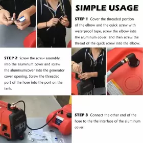 MOQP1237 MO-AUTO Single Clam Honda Generator Kit #3
