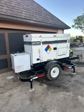 DCA45SSIUII MQ POWER Whisperwatt Kva Diesel Generator Trailer