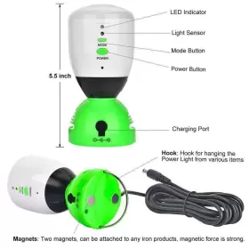 HKNGPL4 NATURES GENERATOR Power Light Led Adapter Plug #3