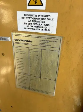 G30F3 OLYMPIAN Phase Natural Gas Generator Automatic Switch