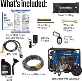 WGEN11500TFC OUTDOOR POWER EQUIPMENT Peak Fuel Backup #2