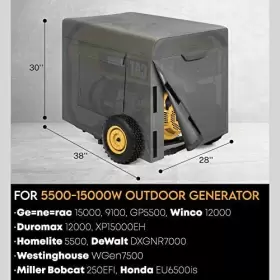 38LX28WX30H PATIOGEM Generator Covers Waterproof #2