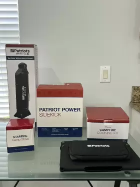 4PATRIOTS PATRIOT Camping Sidekick Camp Stove Cooking Sun Kit