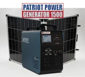 EP-1500A1-C-U PATRIOT Solar Power Generator Panel Emergency