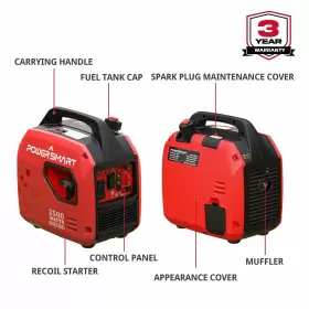 817582014352 POWERSMART Inverter Gas Generator Oil Shutdown #3