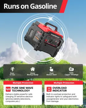PS55 POWERSMART Inverter Generator Gas #2