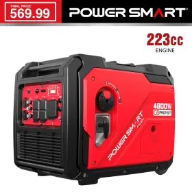 HB5046C POWERSMART Gas Inverter Generator Runtime Parallel