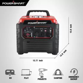 PS55 POWERSMART Gas Power Inverter Generator Camping #3