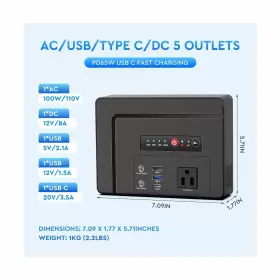 G100 POWKEY Power Station Generator Ac #3