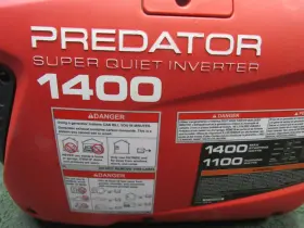 1400 PREDATOR GENERATORS Gas Secure Inverter Generator