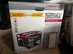 63085 PREDATOR GENERATORS Gas Generator Wheels Battery Box